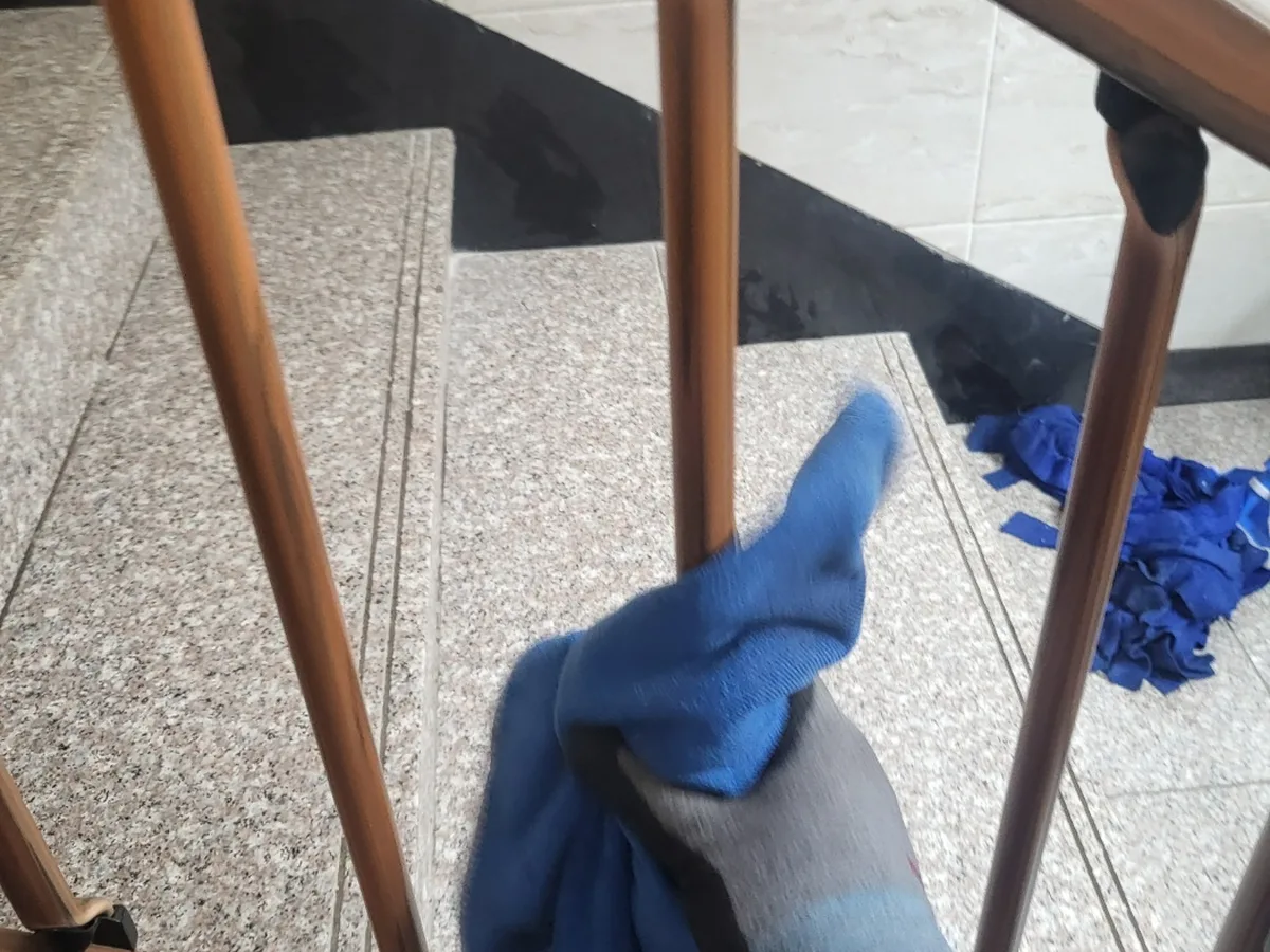 의왕시 이동 건물 난간·손잡이 위생청소 사례 - 행진크린